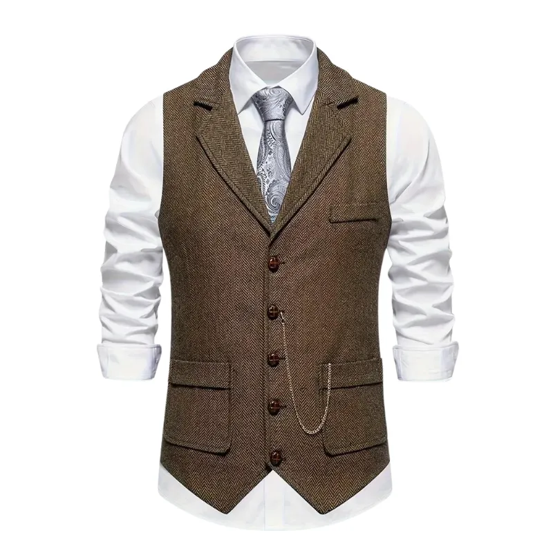 Callan | Elegant Lapel Vest for Men