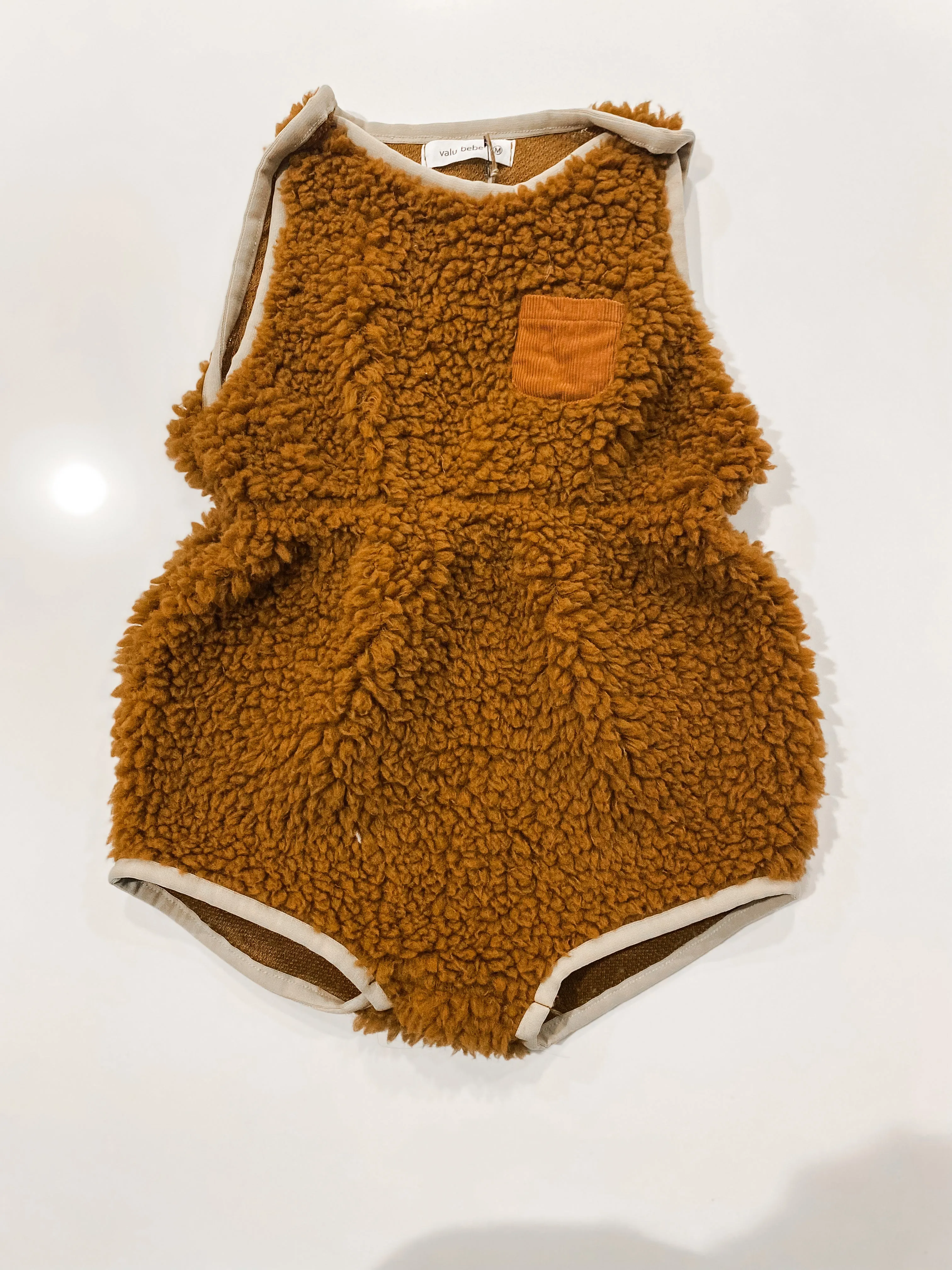 Camel Teddy Romper