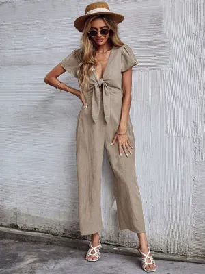 Casual Cotton Romper Jumpsuit - 2 colours