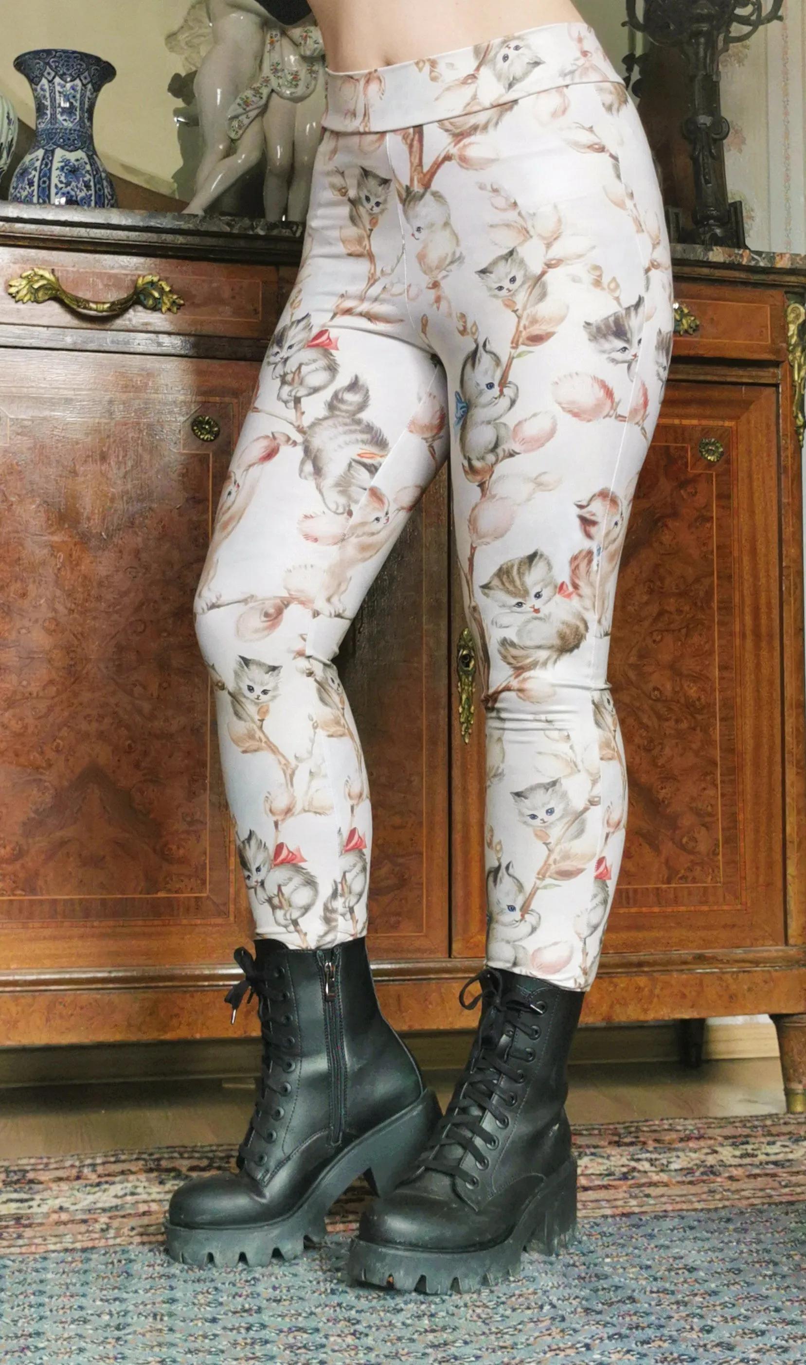 Catkins - Leggings (ecru or black )