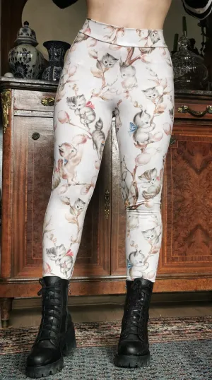 Catkins - Leggings (ecru or black )