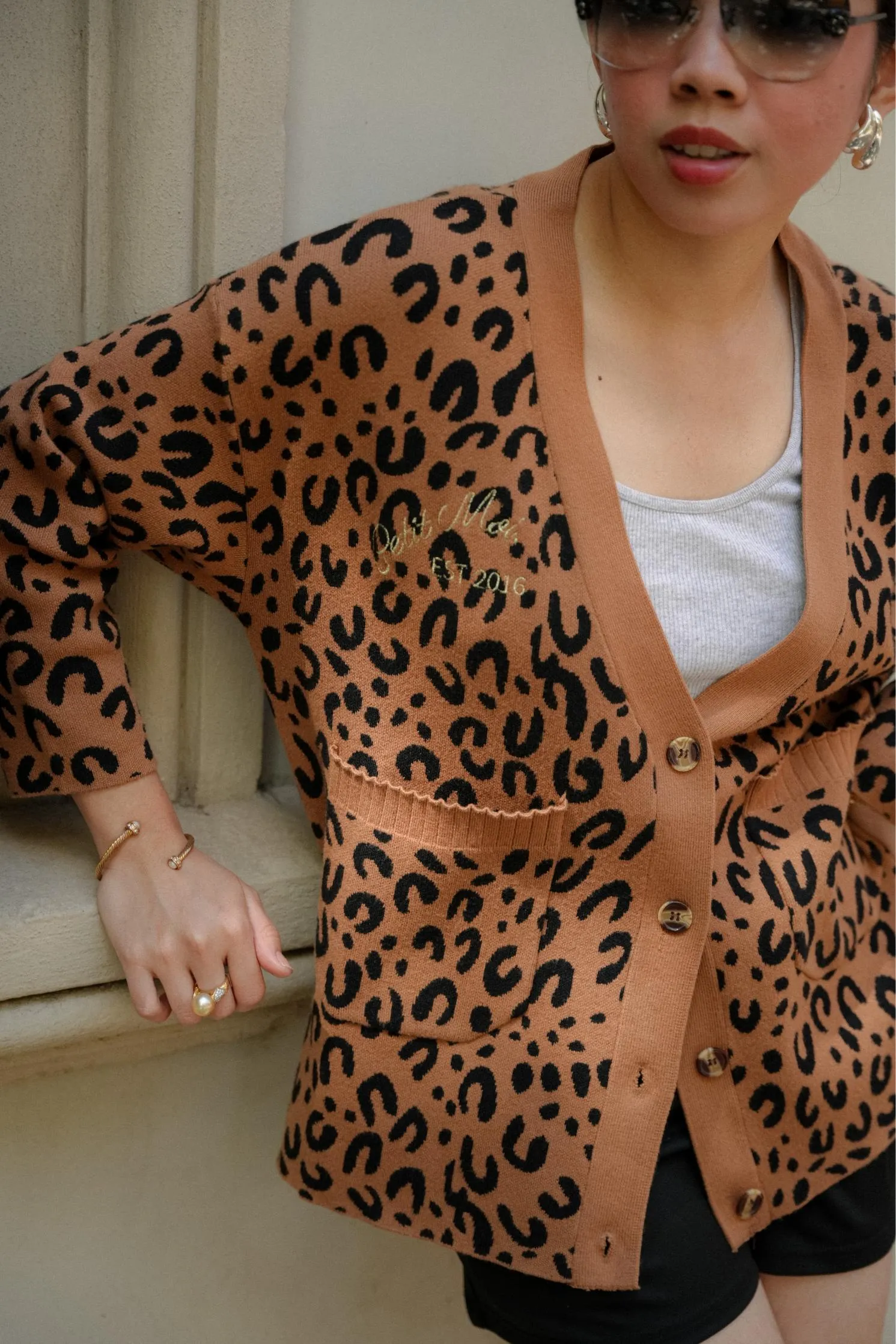 CLASSIC CARDI IN PURR