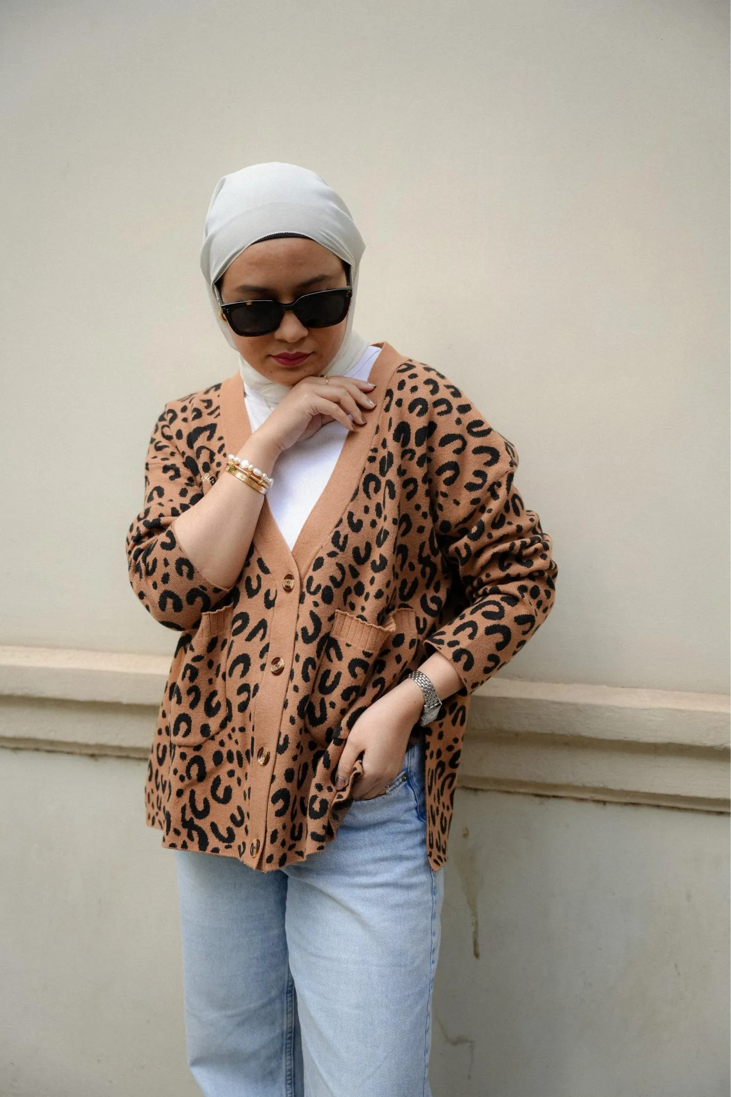 CLASSIC CARDI IN PURR