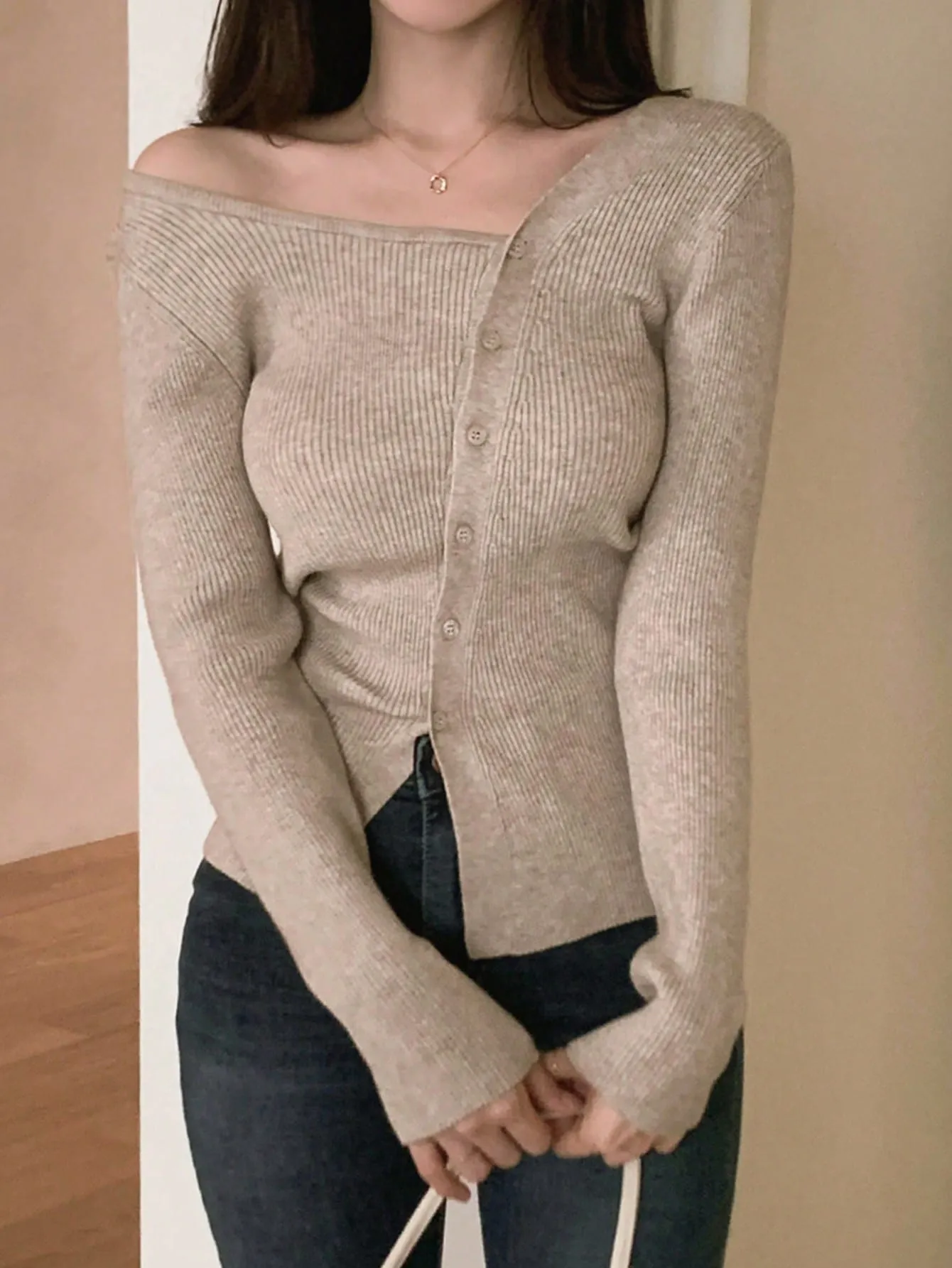 Cárdigan Casual Unicolor para Mujer - Cherry Vibes