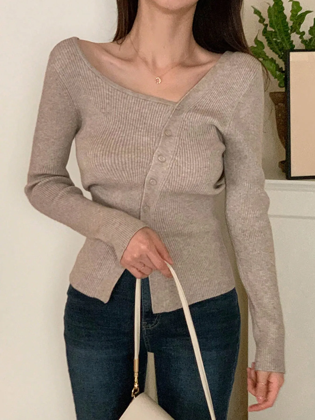 Cárdigan Casual Unicolor para Mujer - Cherry Vibes
