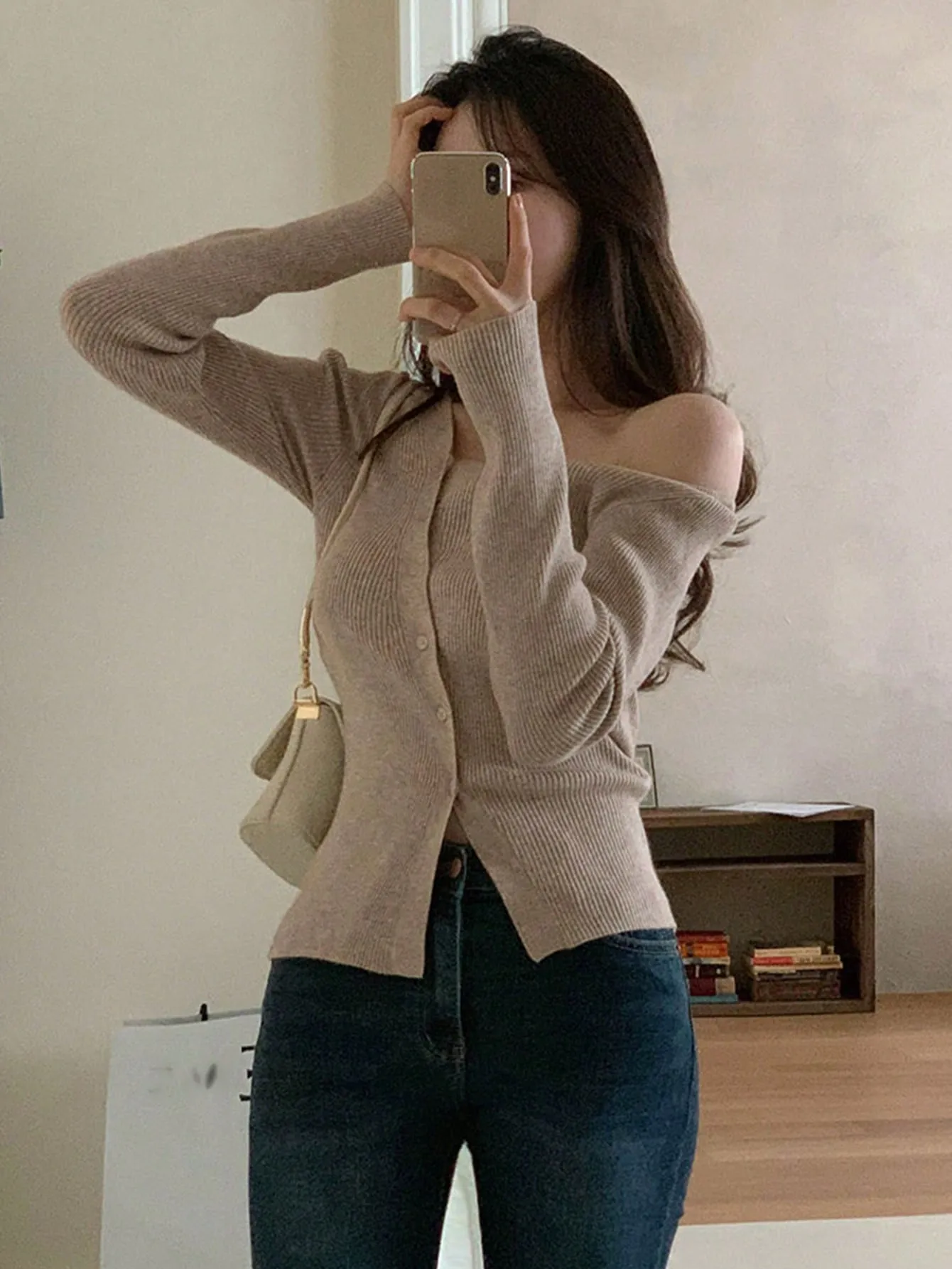Cárdigan Casual Unicolor para Mujer - Cherry Vibes