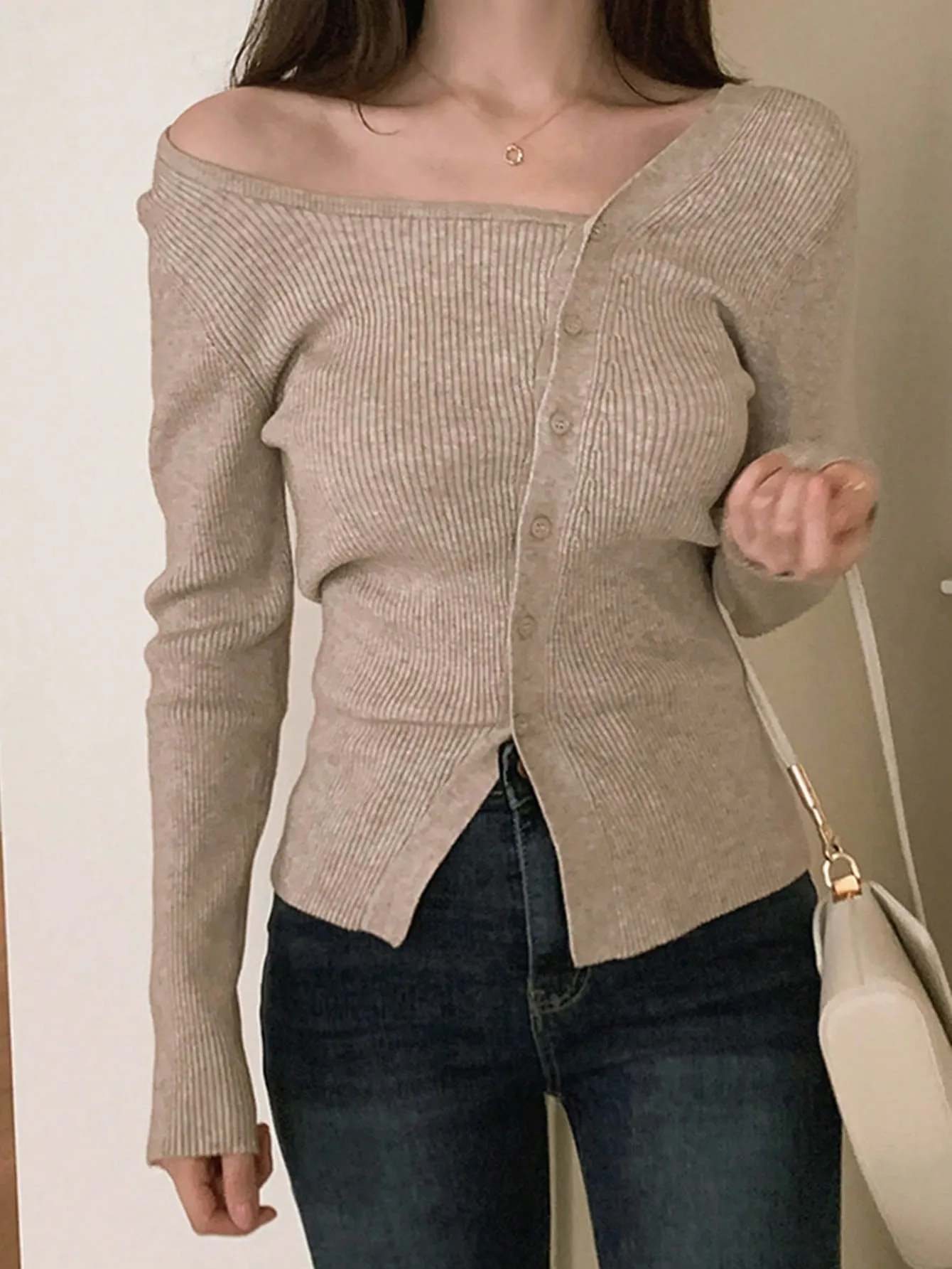 Cárdigan Casual Unicolor para Mujer - Cherry Vibes