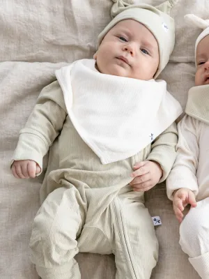 Cream Bamboo Bib