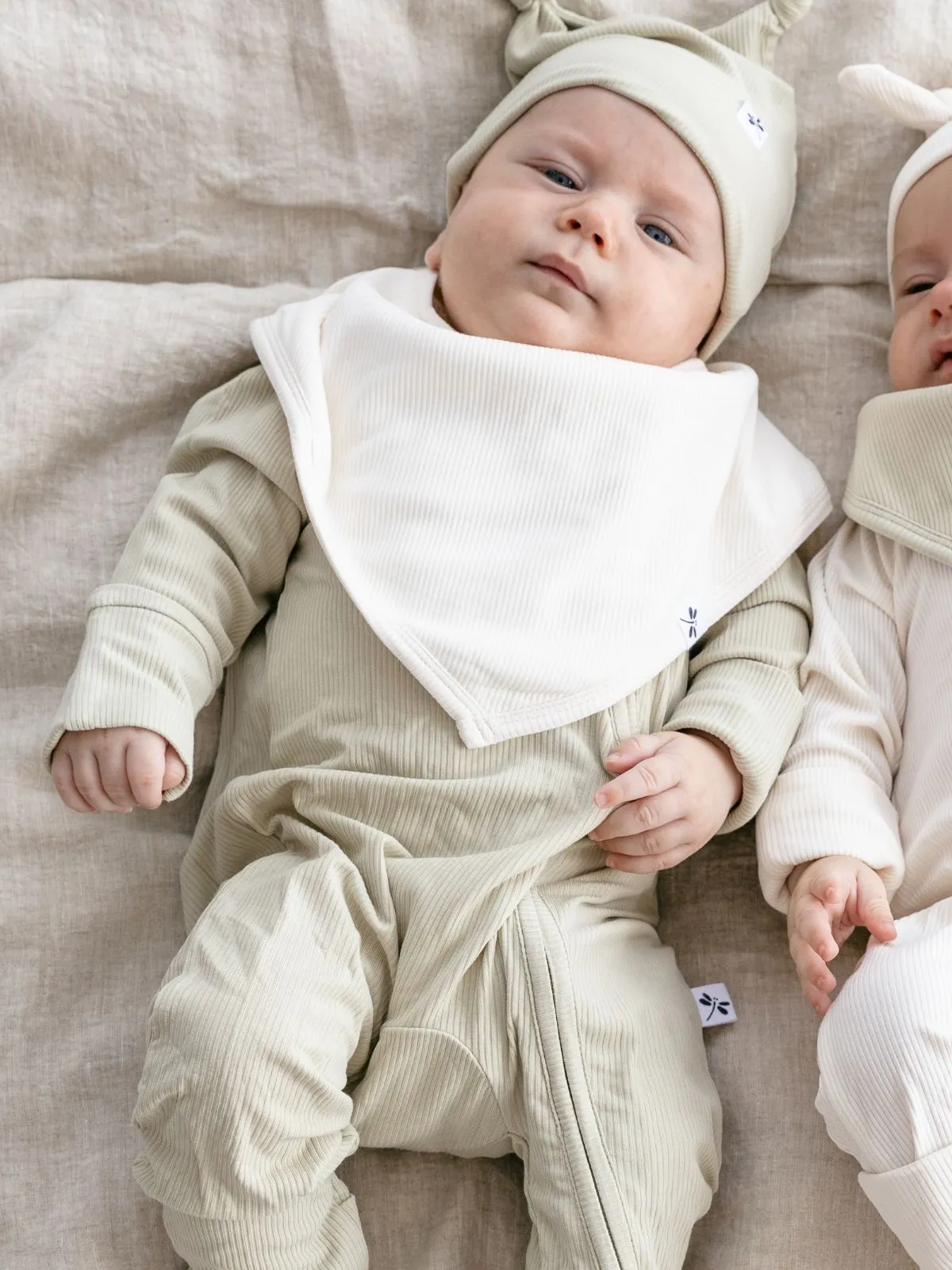 Cream Bamboo Bib