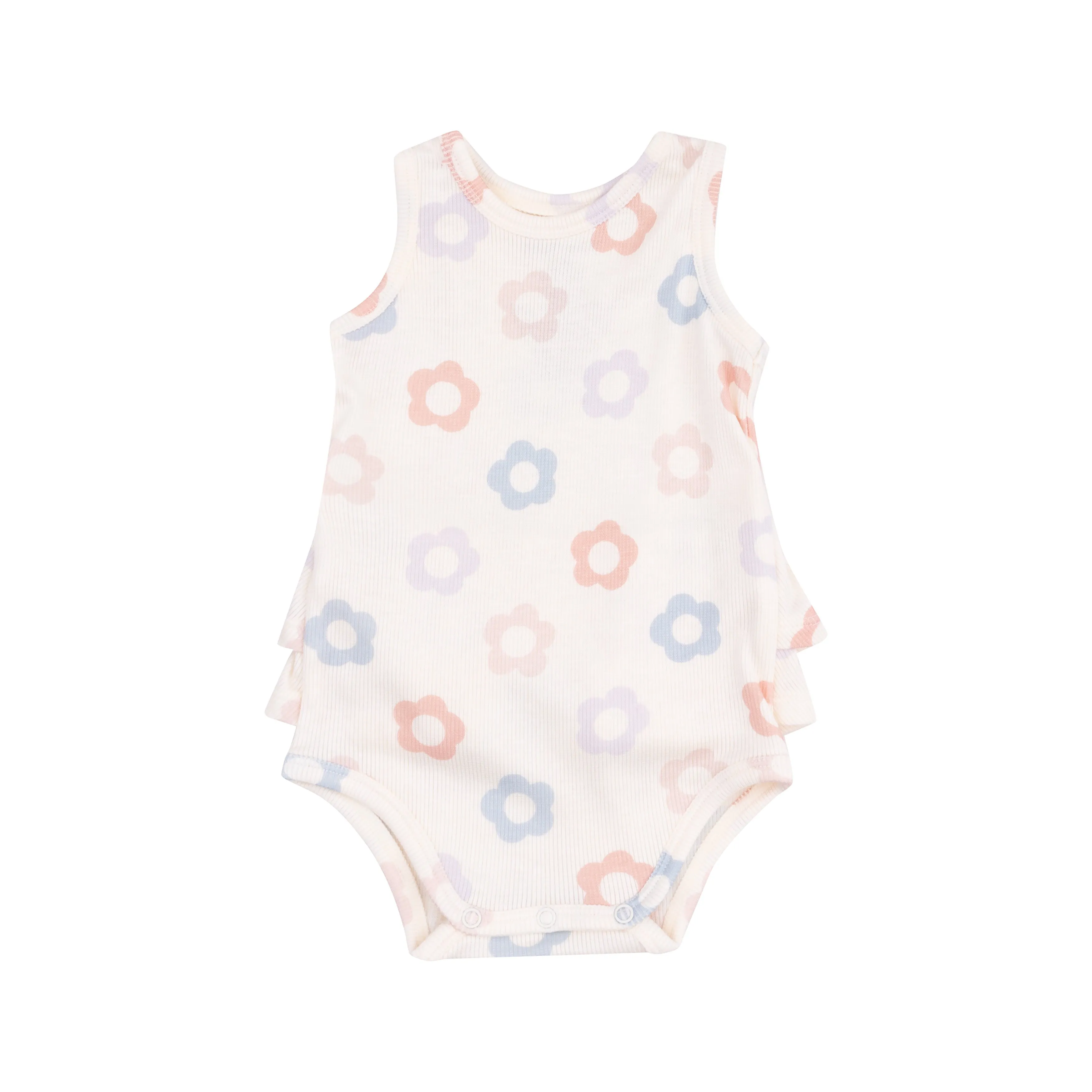Daisy Pop Ruffle Tank Bubble