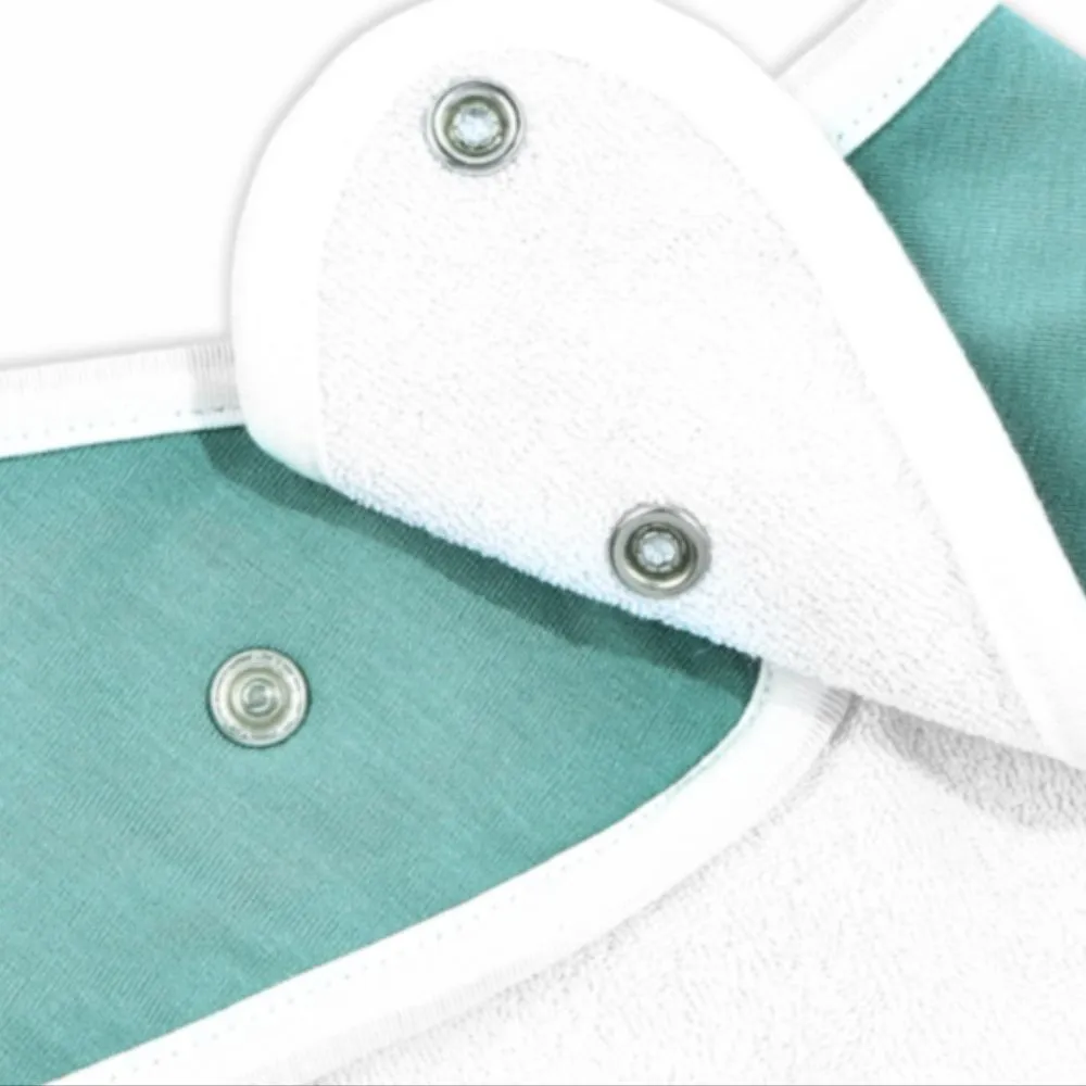 Dark mint Bamboo Bib