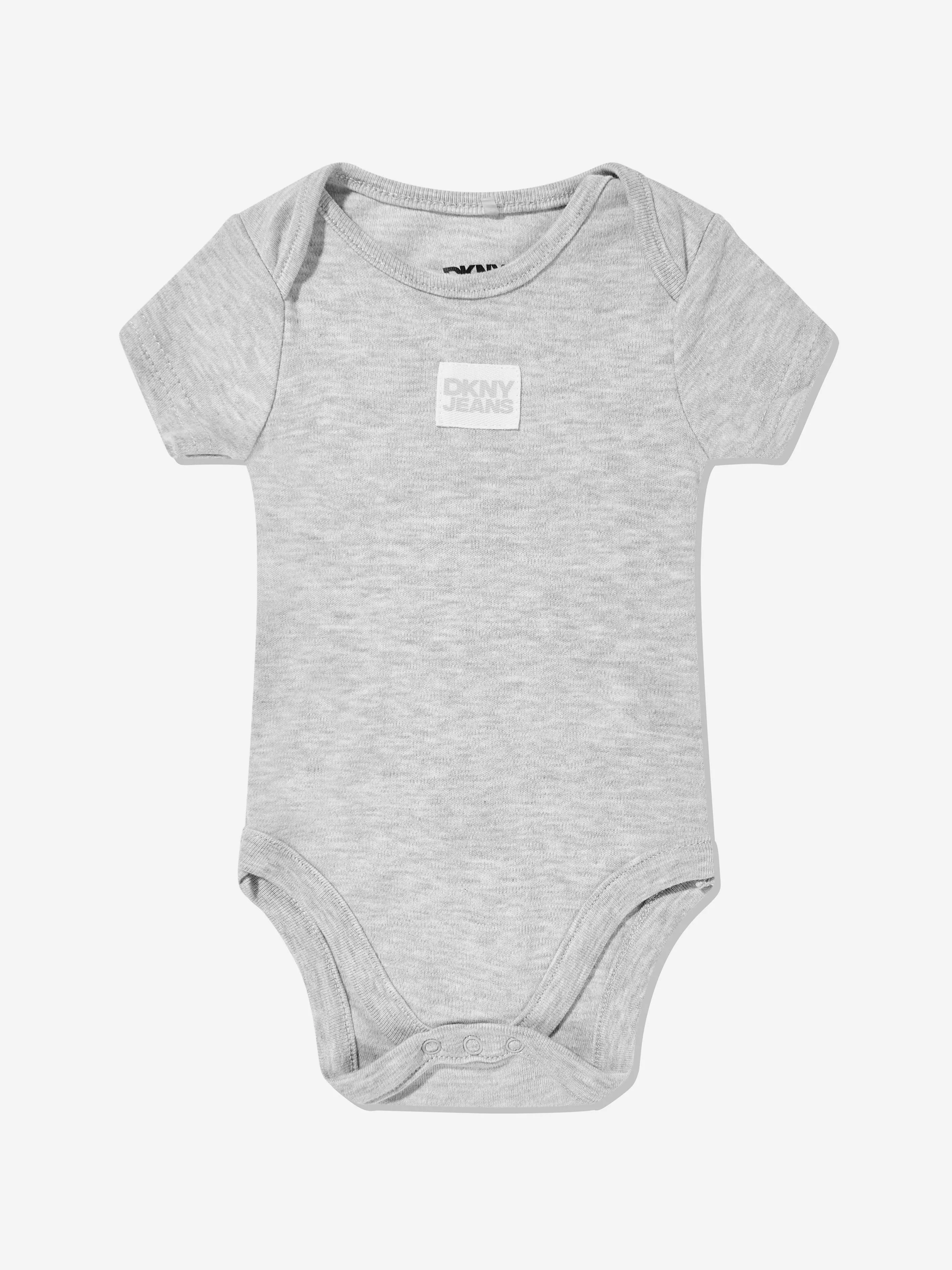 DKNY Baby 3 Piece Babygrow Set in Grey