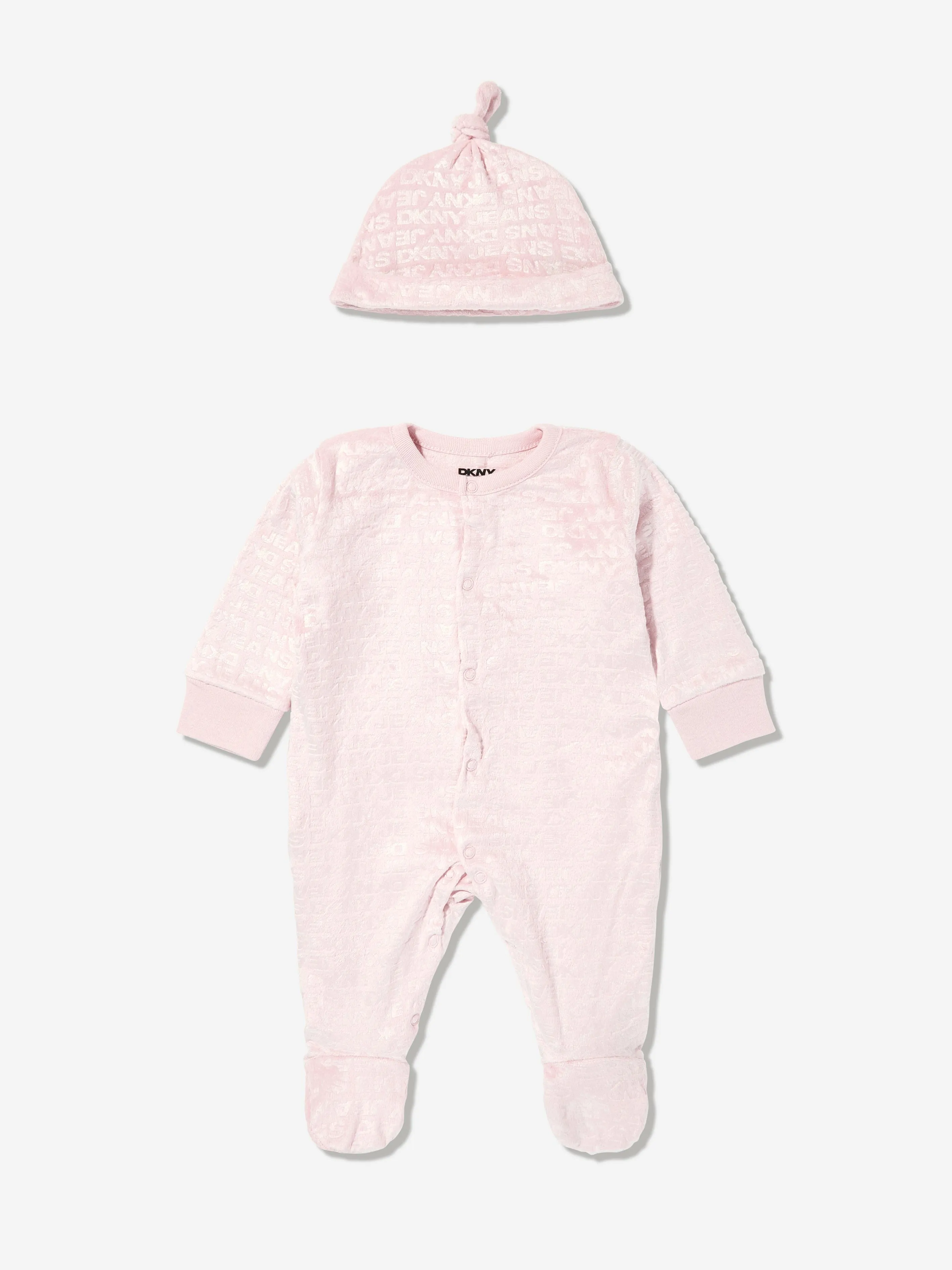 DKNY Baby Girls Babygrow Set in Pink