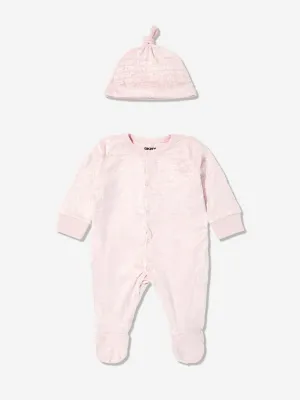DKNY Baby Girls Babygrow Set in Pink