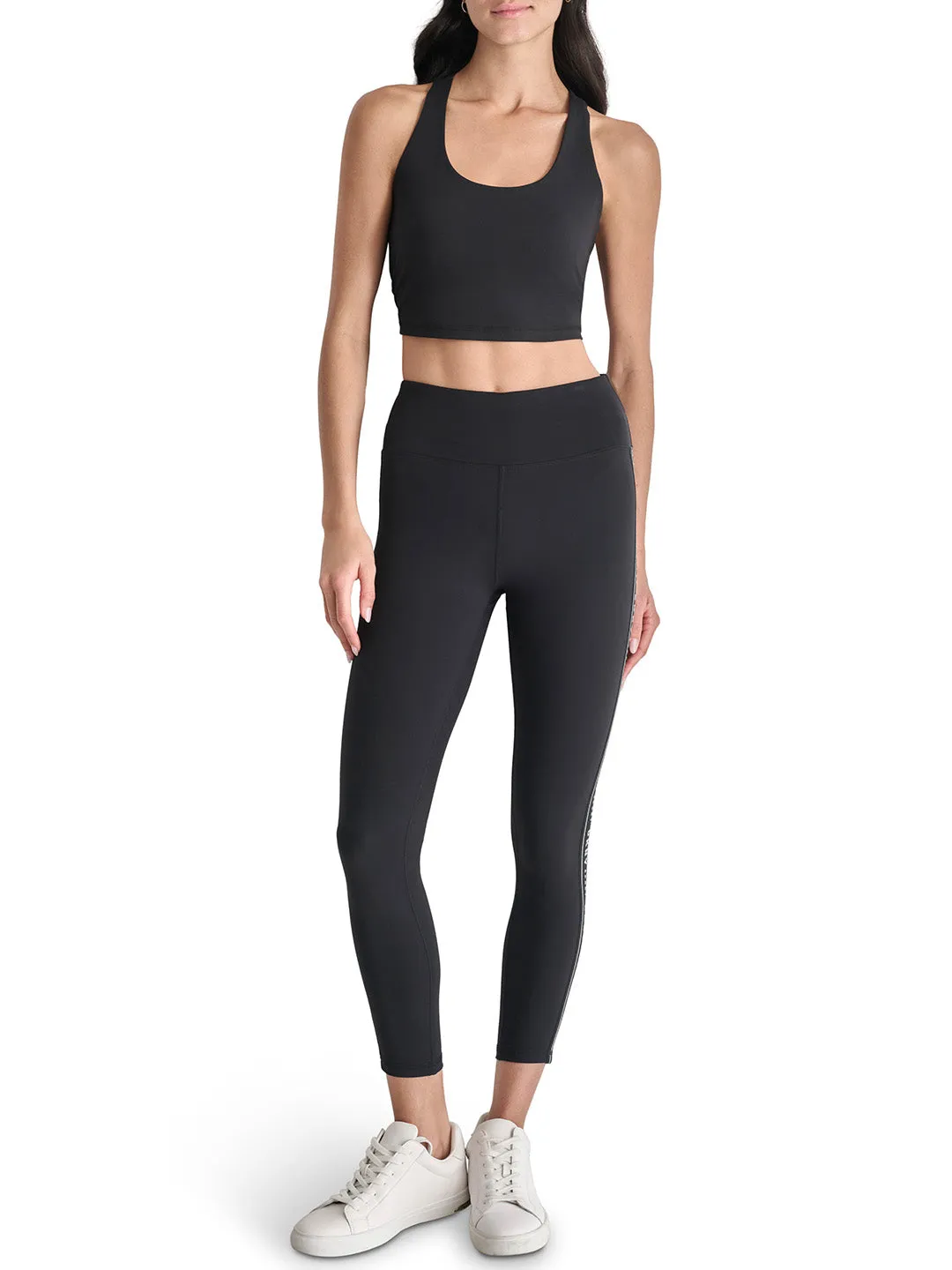DKNY Women Black Skinny Fit Solid Leggings