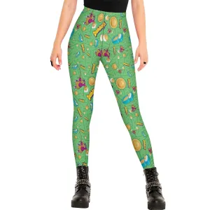 Dunkaroos Green Pattern Leggings