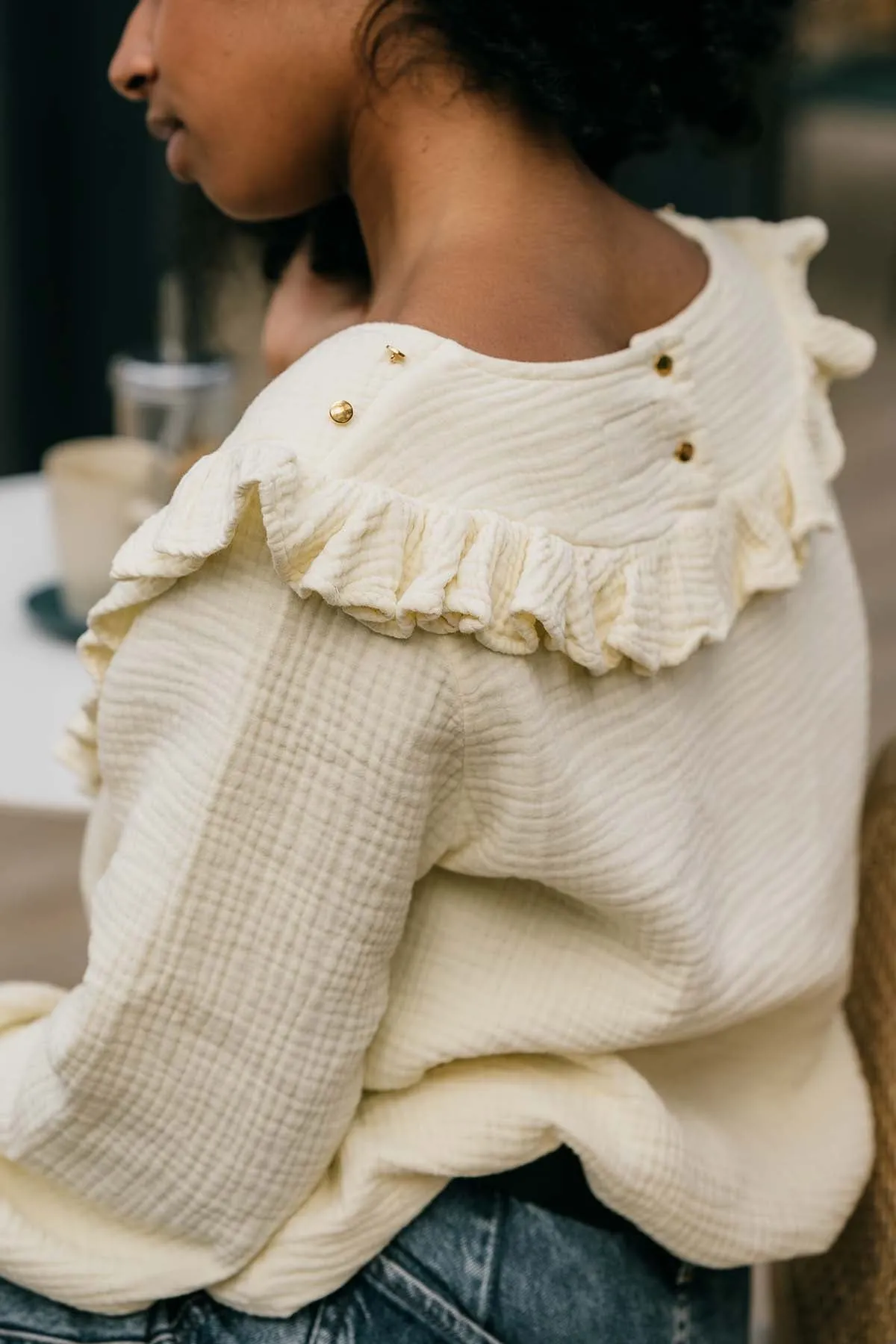 Duo de blouses d'allaitement Bohémilk (milk & terracotta)
