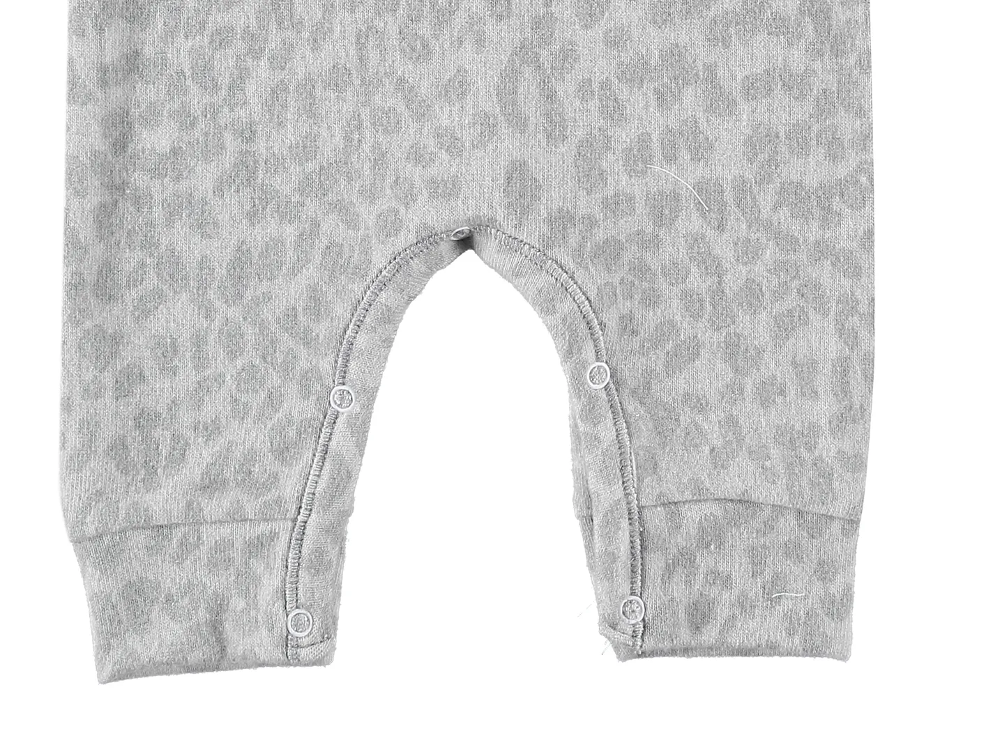 Eco-Animal Hacci Henley Romper