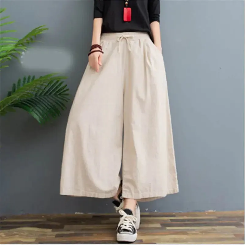 Elegant Linen Comfort Leggings