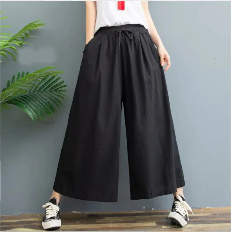Elegant Linen Comfort Leggings