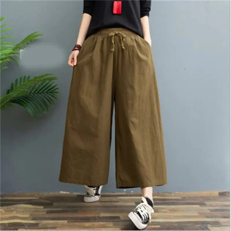 Elegant Linen Comfort Leggings