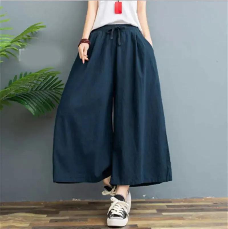 Elegant Linen Comfort Leggings