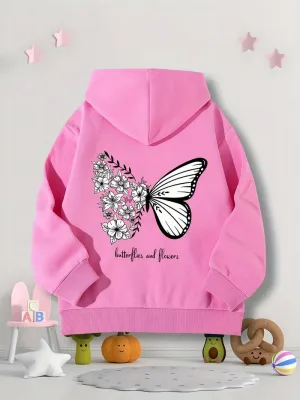 Elena – Butterfly and Flowers Women’s Hoodie