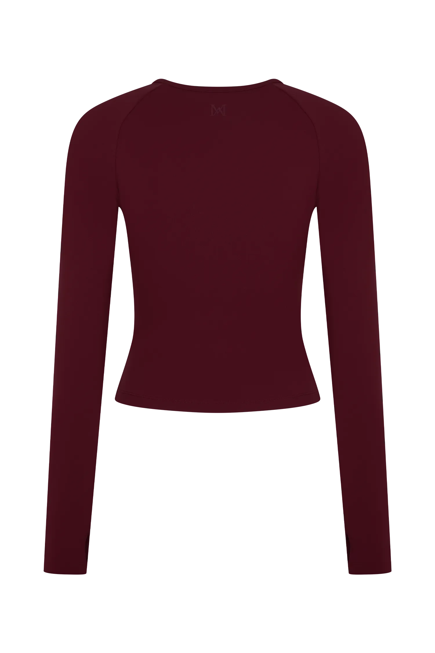 Eliana Long Sleeve Active Top - Burgundy