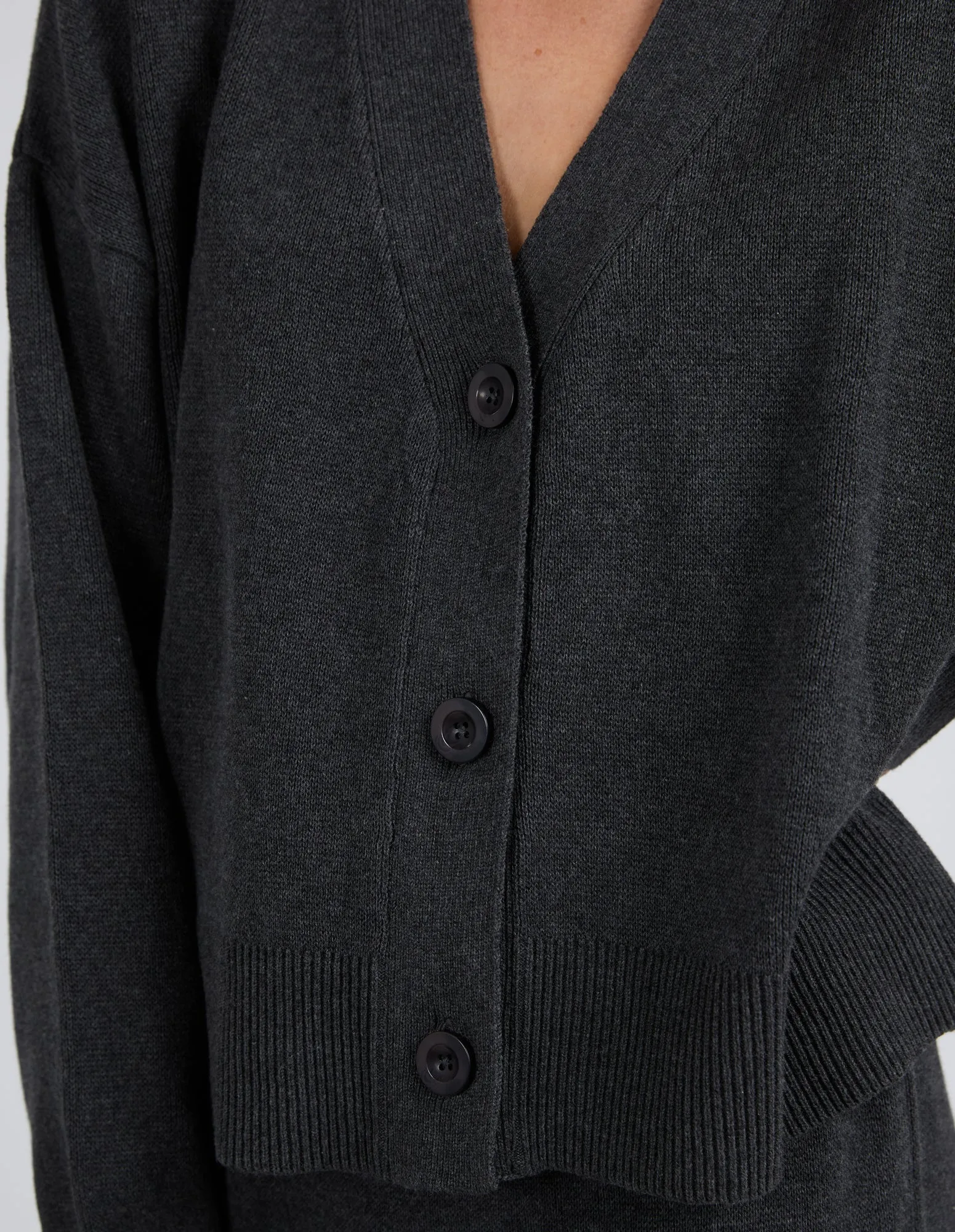 Elm Lifestyle II ELODIE Cardigan - Charcoal