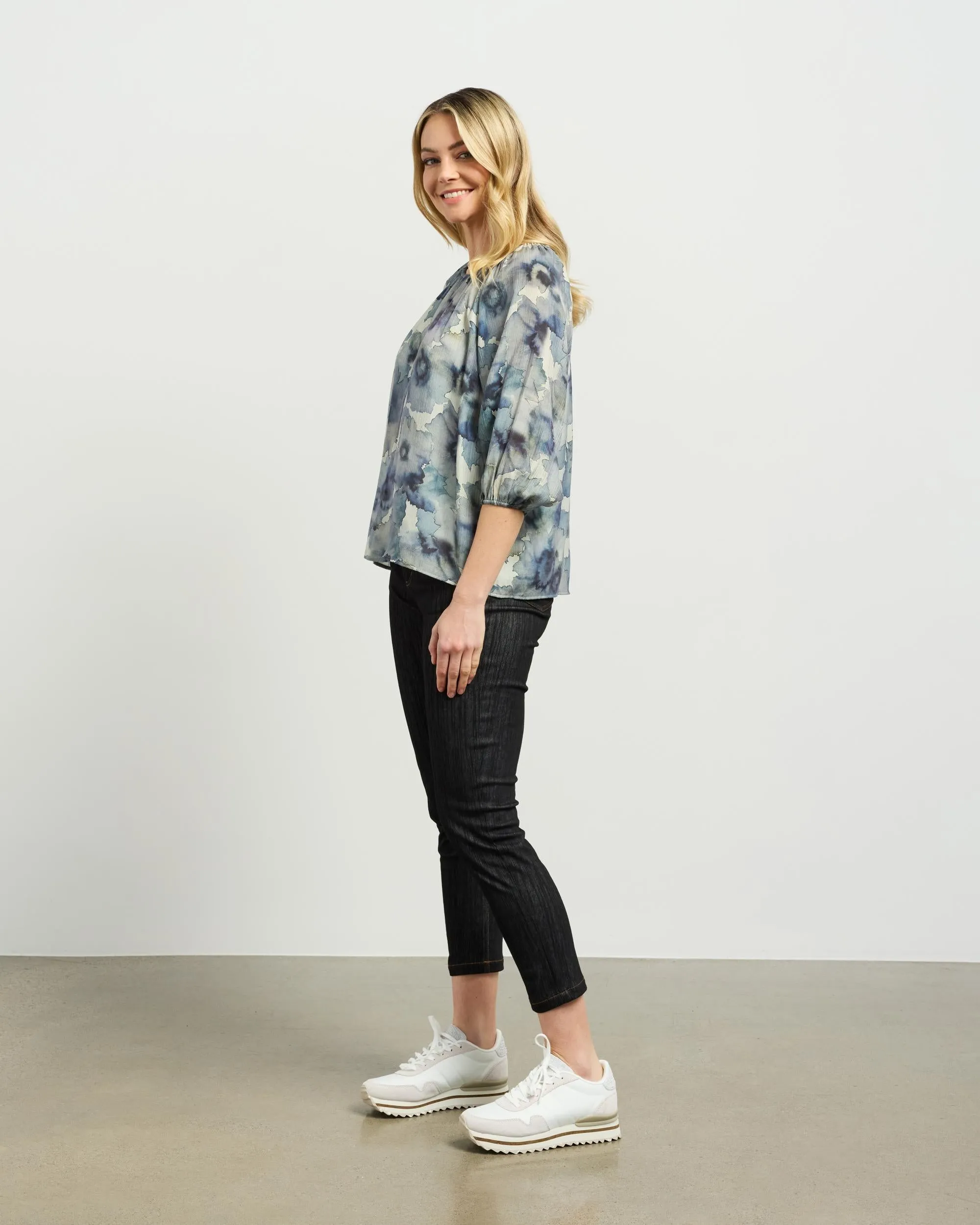 et alia Casey Top - Wallflower Print