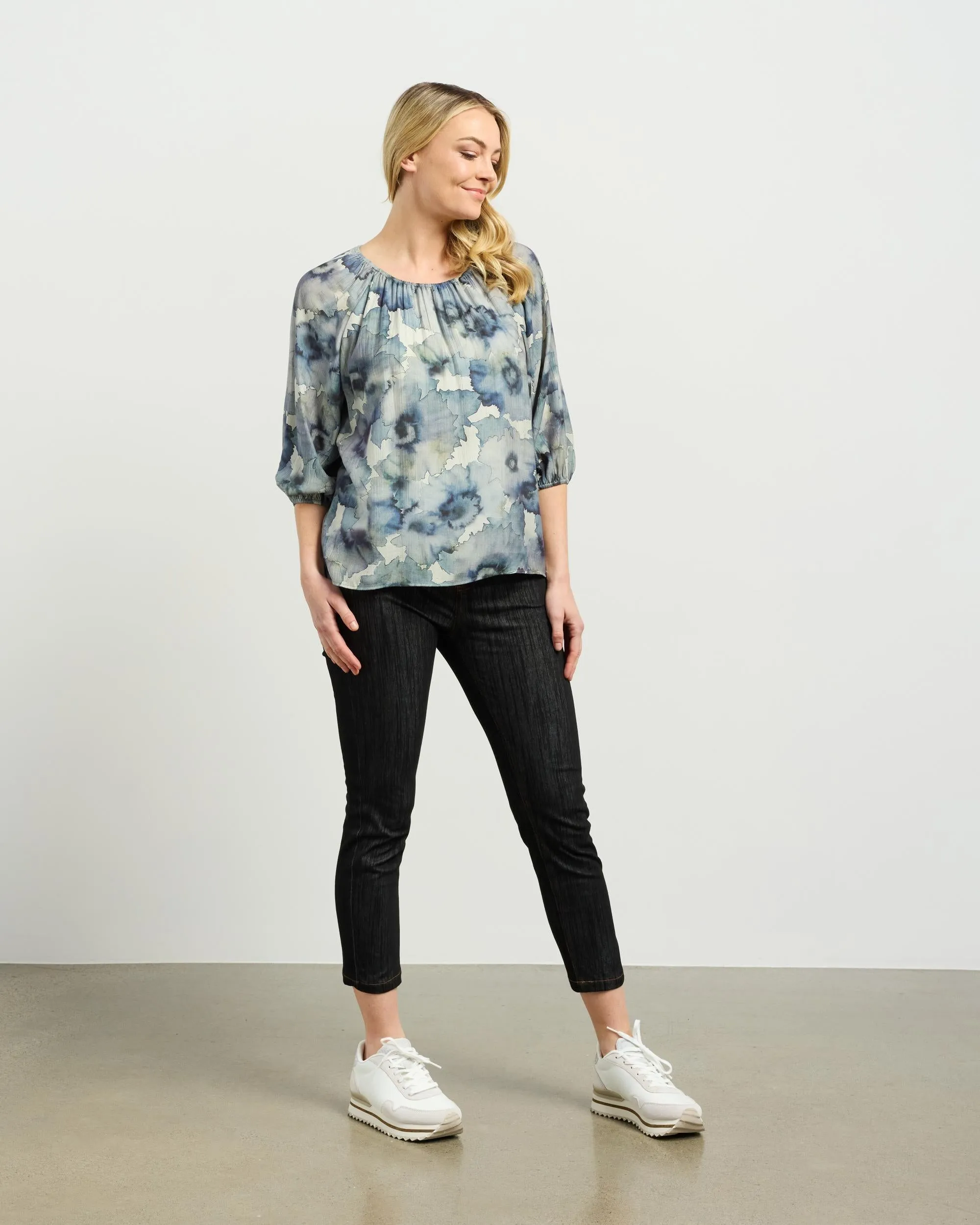 et alia Casey Top - Wallflower Print