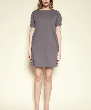 Fabina LA Modern Princess Park Dress - Grey