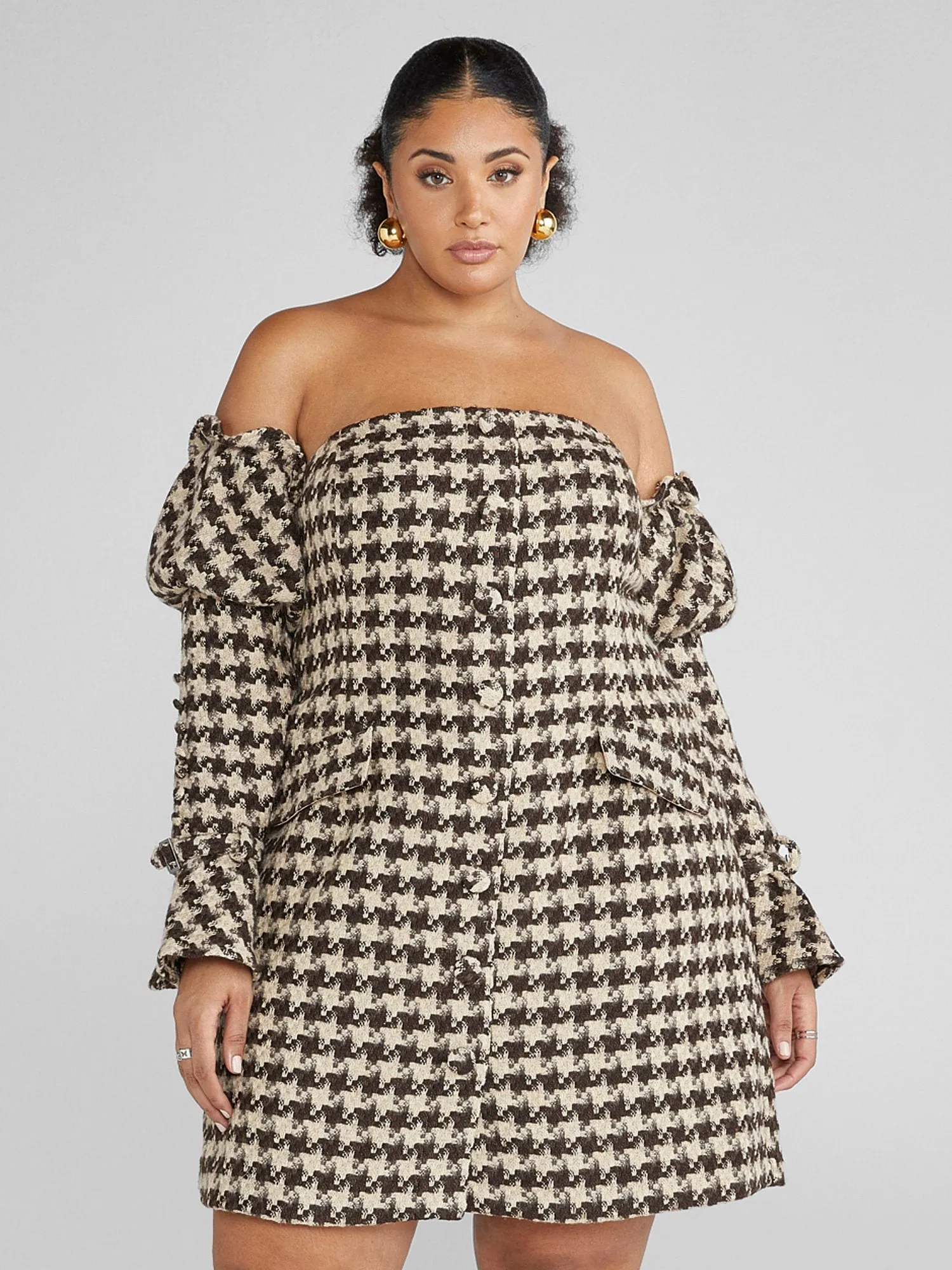 Fashion To Figure - Eloise Houndstooth Blazer Dress - FTF LAB 010: BEAUTICURVE