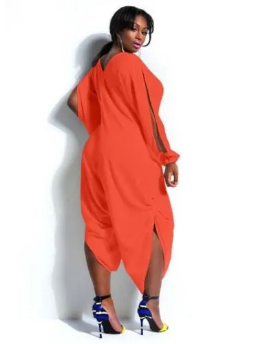 Fashion Womens Long Sleeve Romper Baggy Harem Jumpsuit Playsuit Plus Size 5 Colors