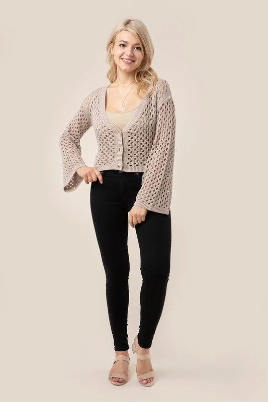 Fishnet Cardigan