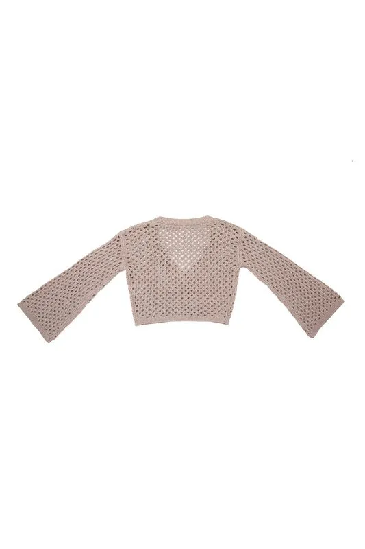 Fishnet Cardigan