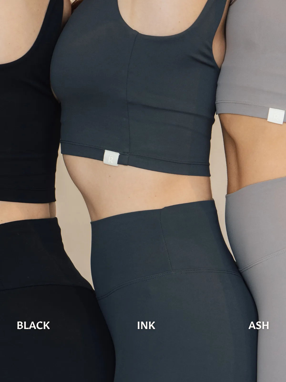 FLARED PILATES LEGGINGS - Black