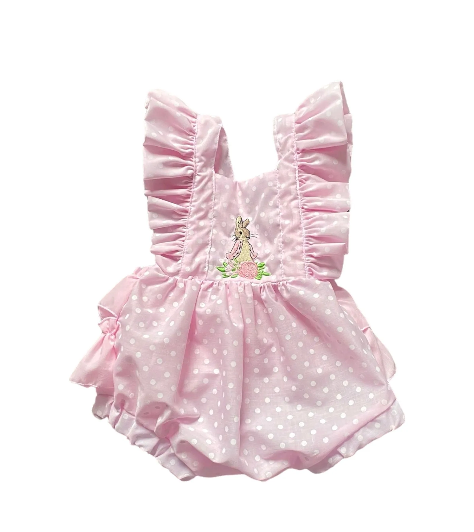 Flopsy Bunny Two Piece spanish style Frilly Romper & Peter pan frilled collat top  Outfit REDUCED