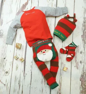 Fluffy Santa Christmas Socks