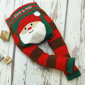 Fluffy Santa Leggings