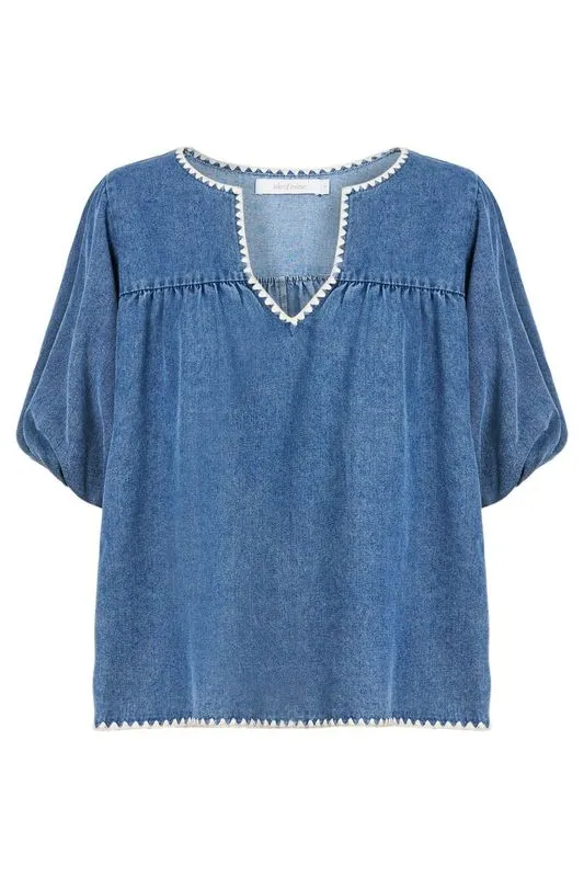 Freya Top - Denim