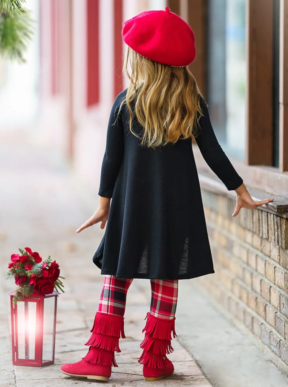 Girl Empowered Plaid Legging Set