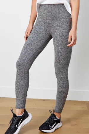Good hYOUman Jaelyn "Thankful for today"  Grey Leggings - Women's