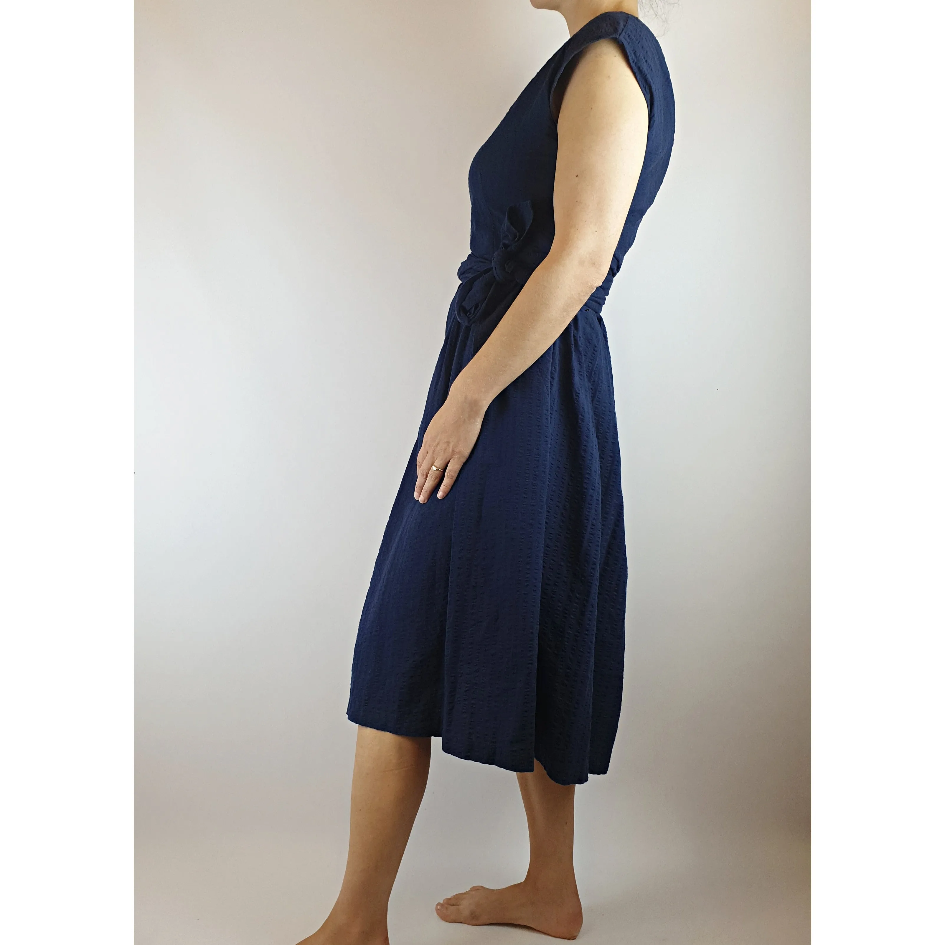 Gorman navy wrap summer dress size 8