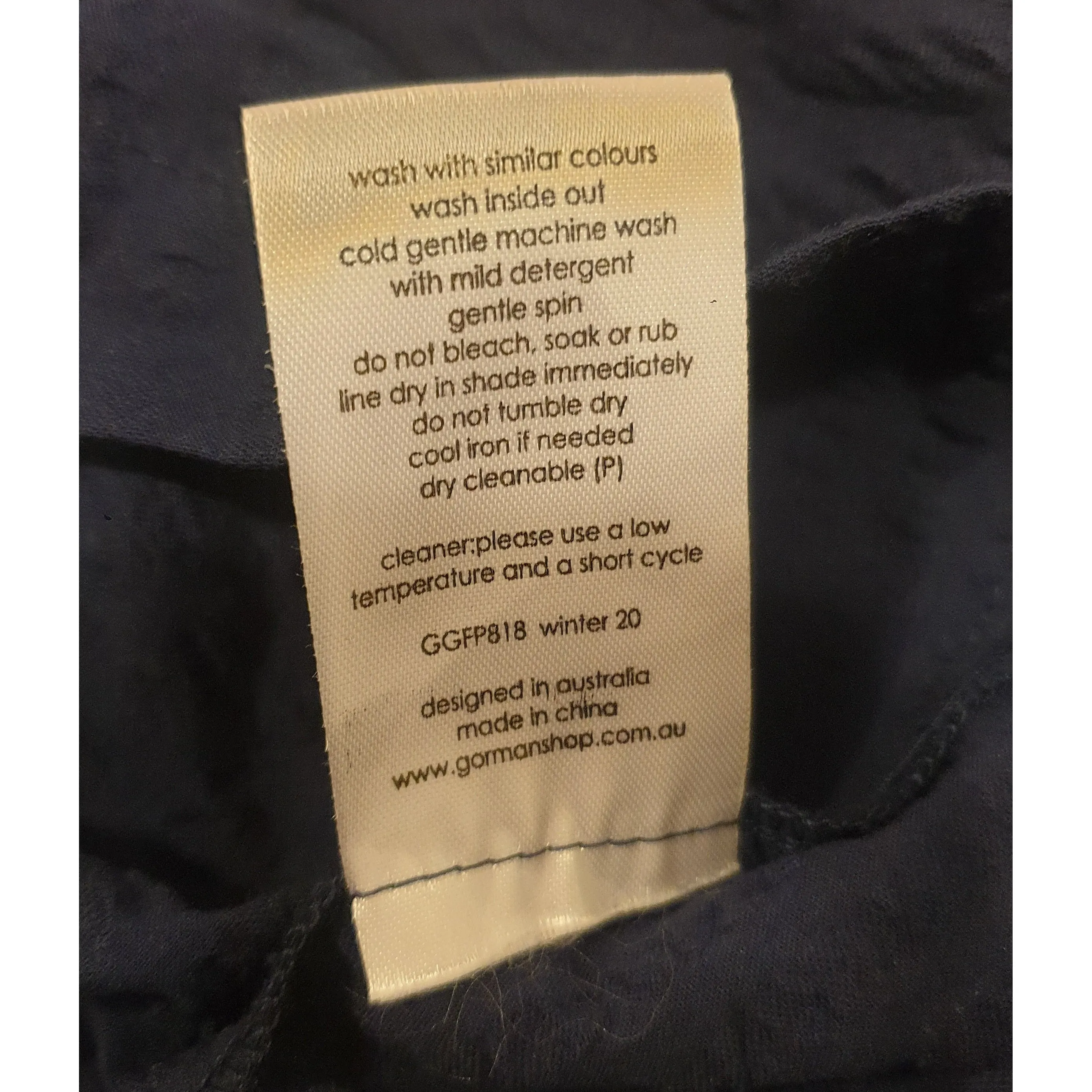 Gorman navy wrap summer dress size 8