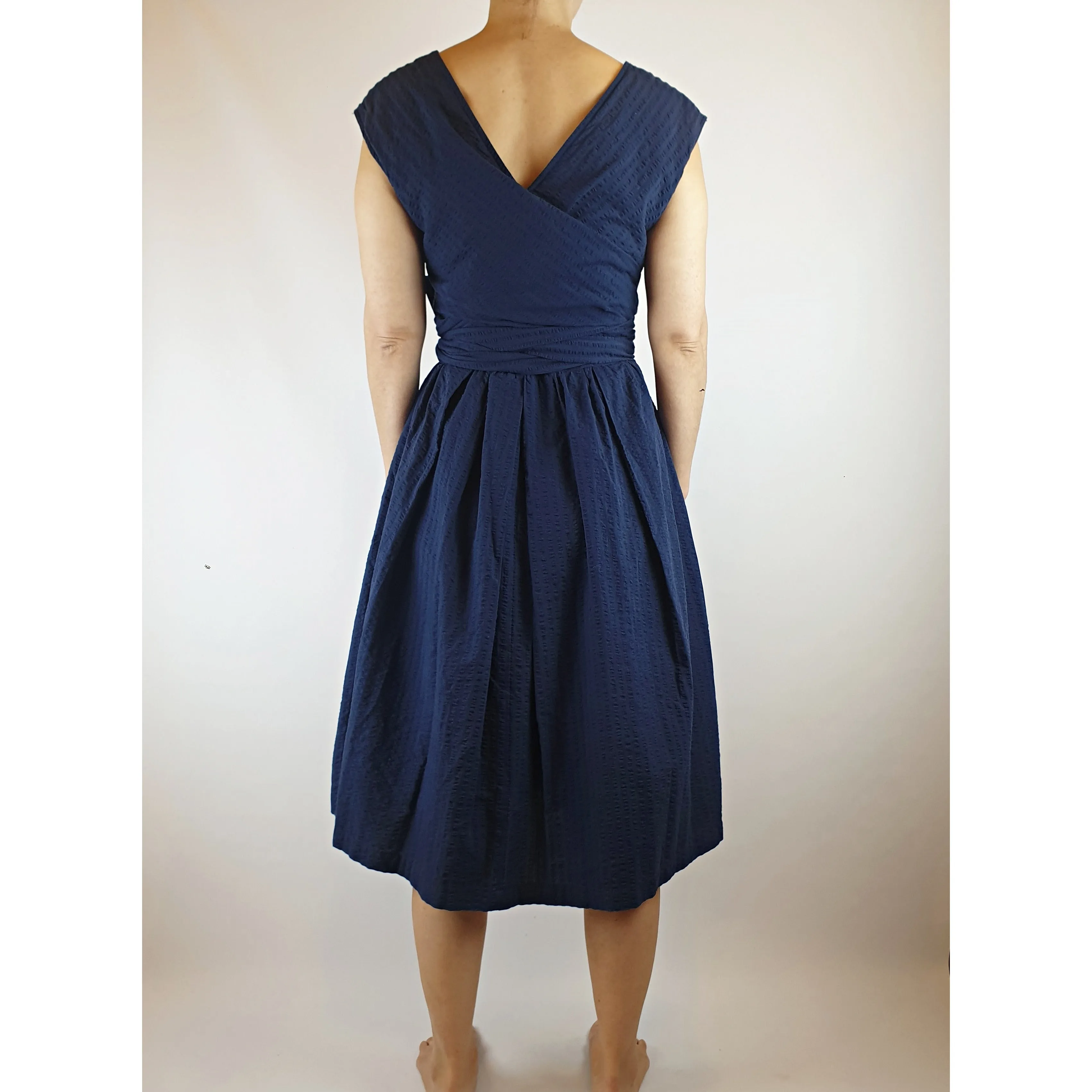 Gorman navy wrap summer dress size 8