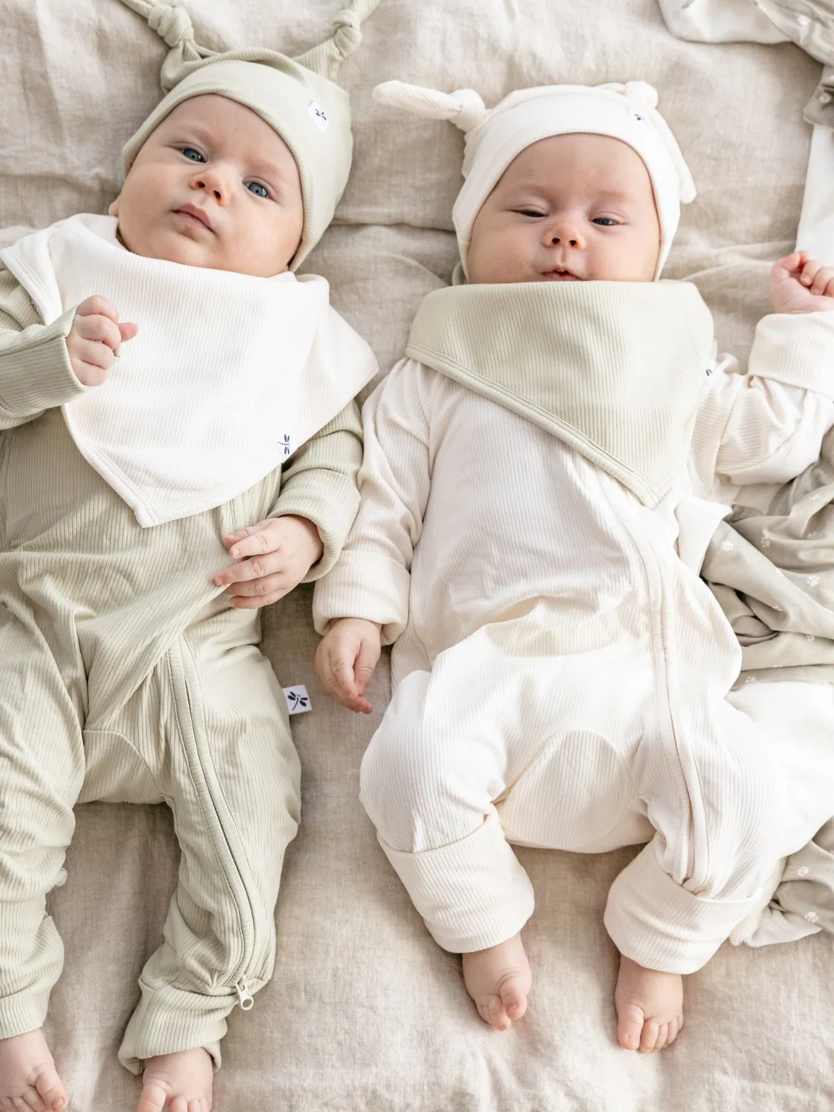 Green Olive Bamboo Bib