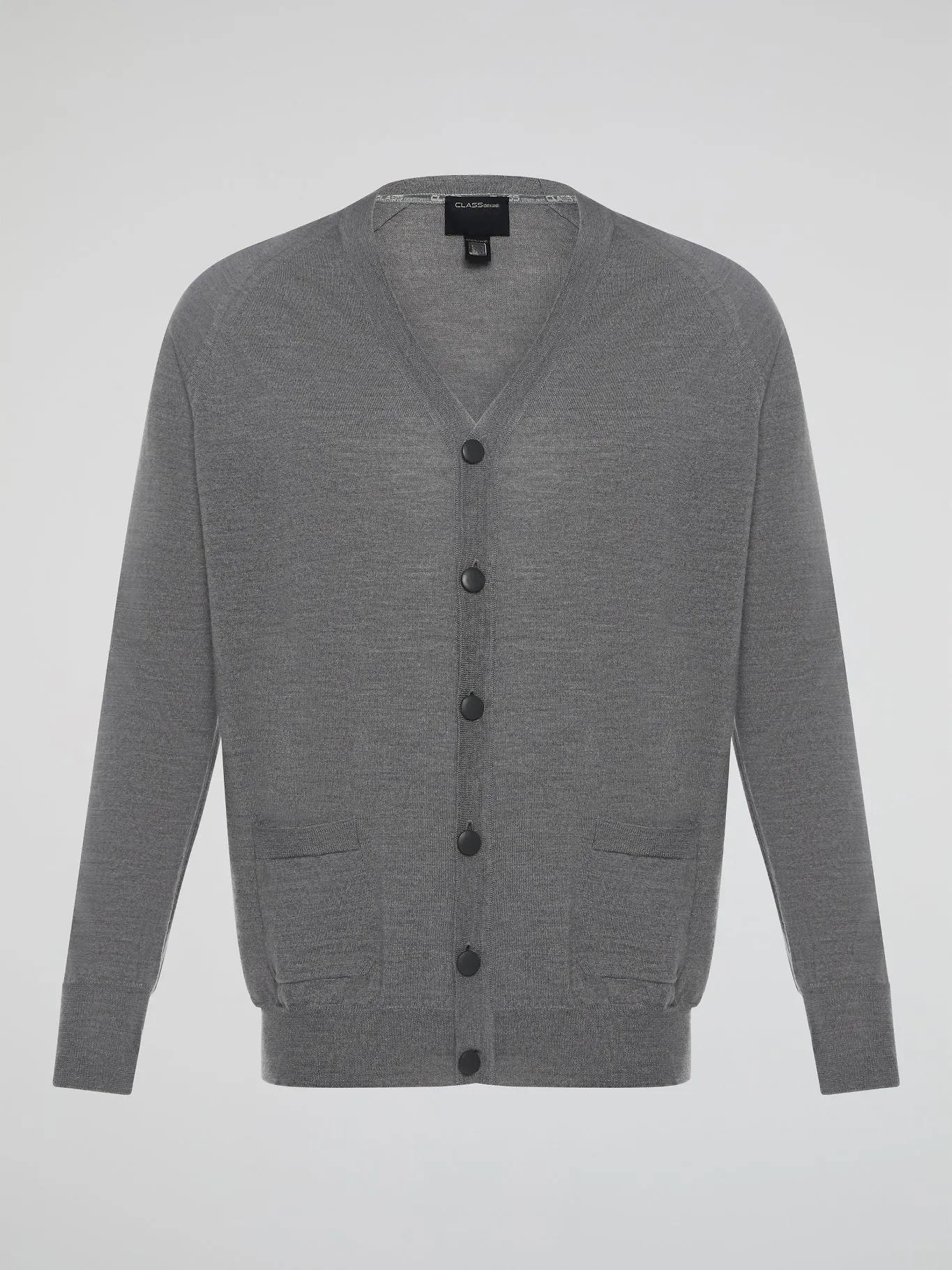 Grey Knitted Cardigan