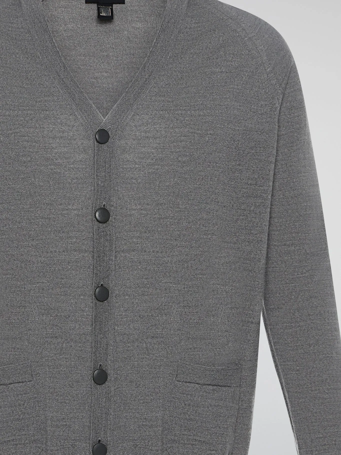 Grey Knitted Cardigan