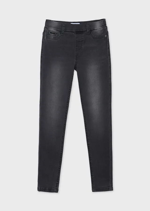 Grey Wash Denim Jeggings 578